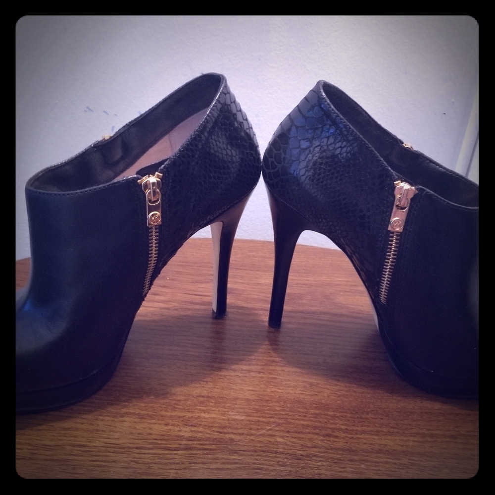 Michael Kors Leather Bootie